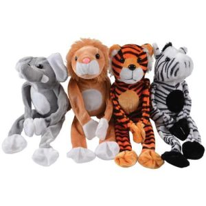 Plush Hanging Wild Safari Animals  |   Stuffed Animals